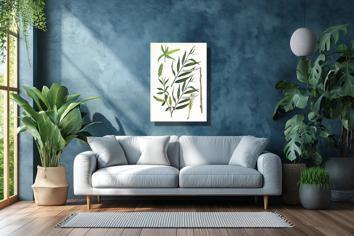 Wanddecoratie "Schietwilg, het leven van"