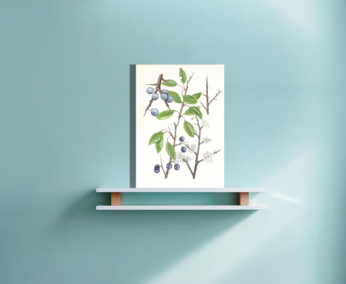 Wanddecoratie "Sleedoorn, het leven van"