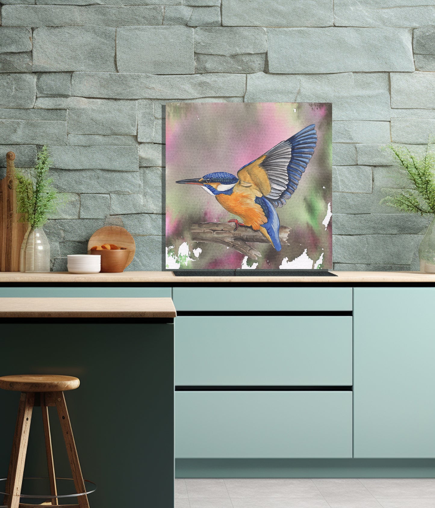Spatscherm "IJsvogel"