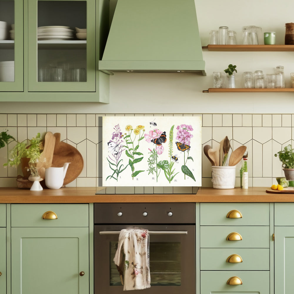 Spatscherm "Planten en haar insecten"