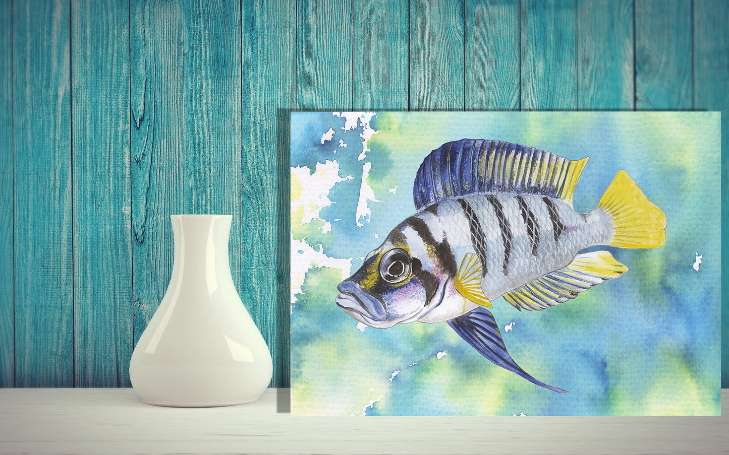 Wanddecoratie "Tropische vis"