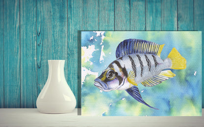 Wanddecoratie "Tropische vis"