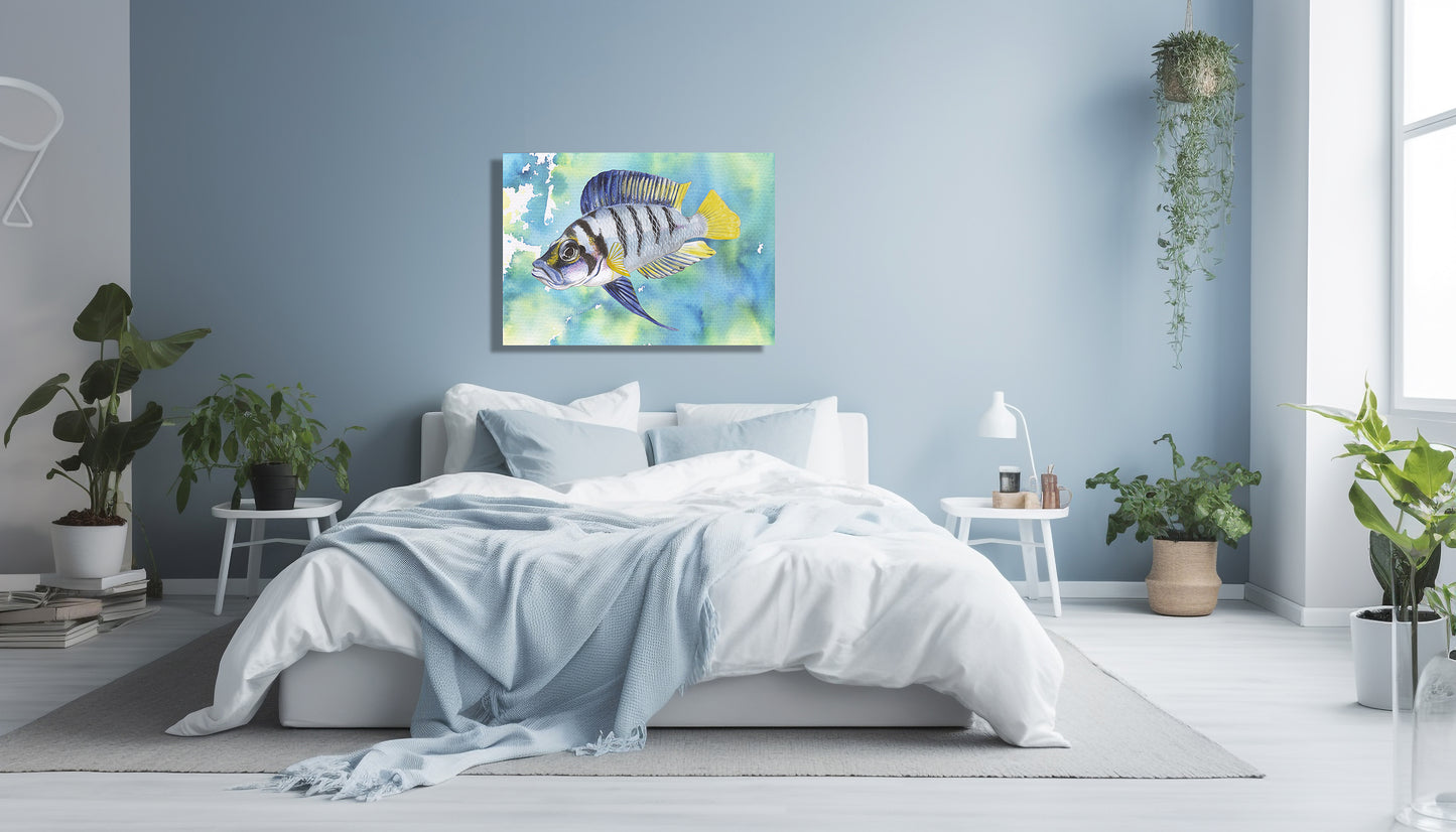 Wanddecoratie "Tropische vis"