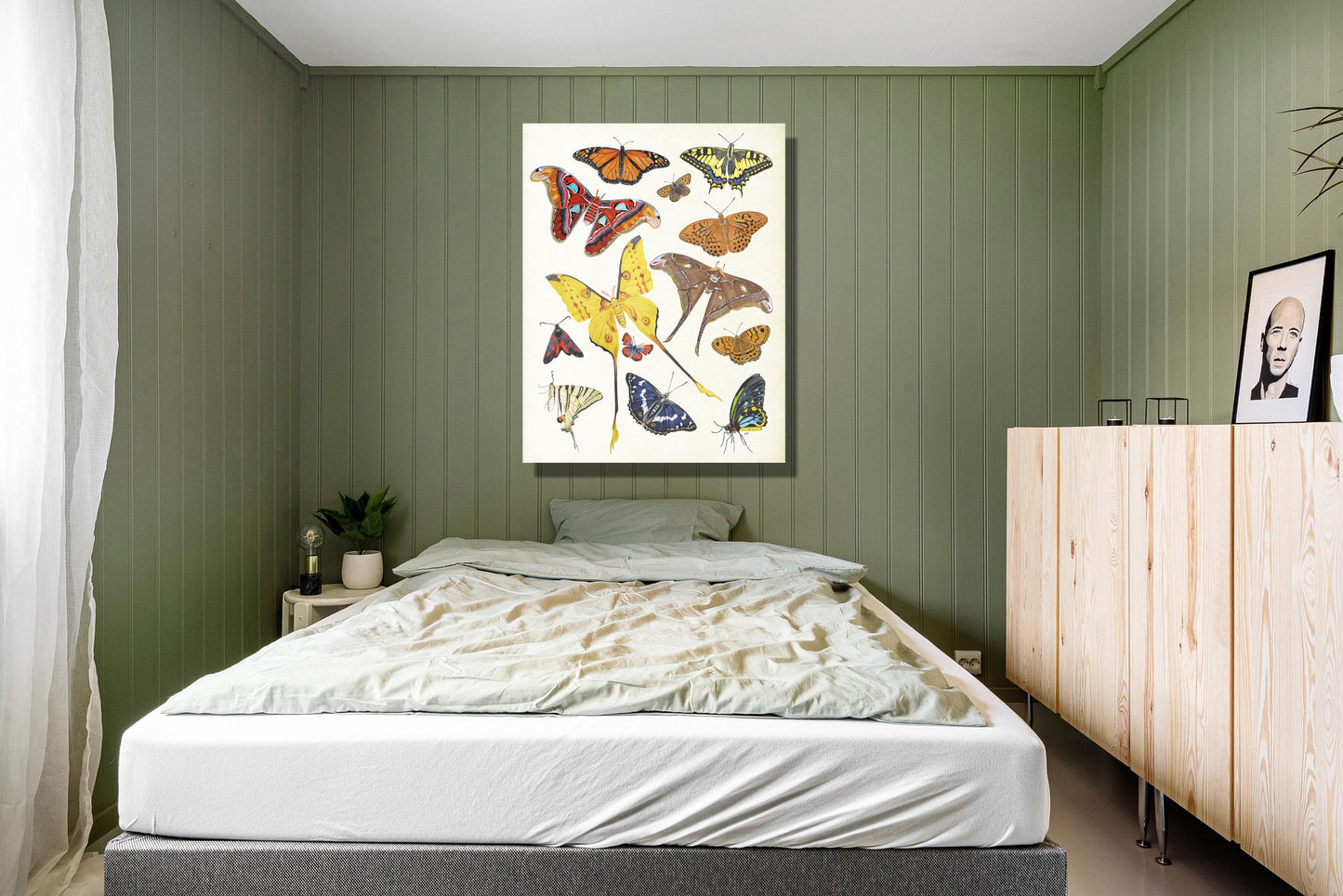Wanddecoratie "Tropische vlinders"