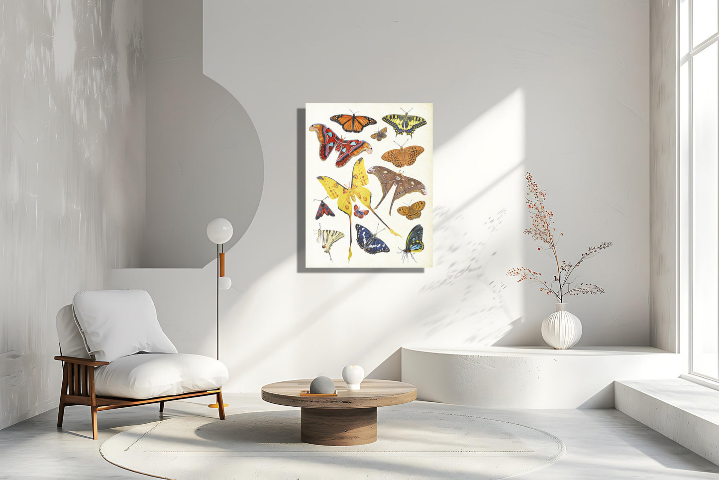 Wanddecoratie "Tropische vlinders"
