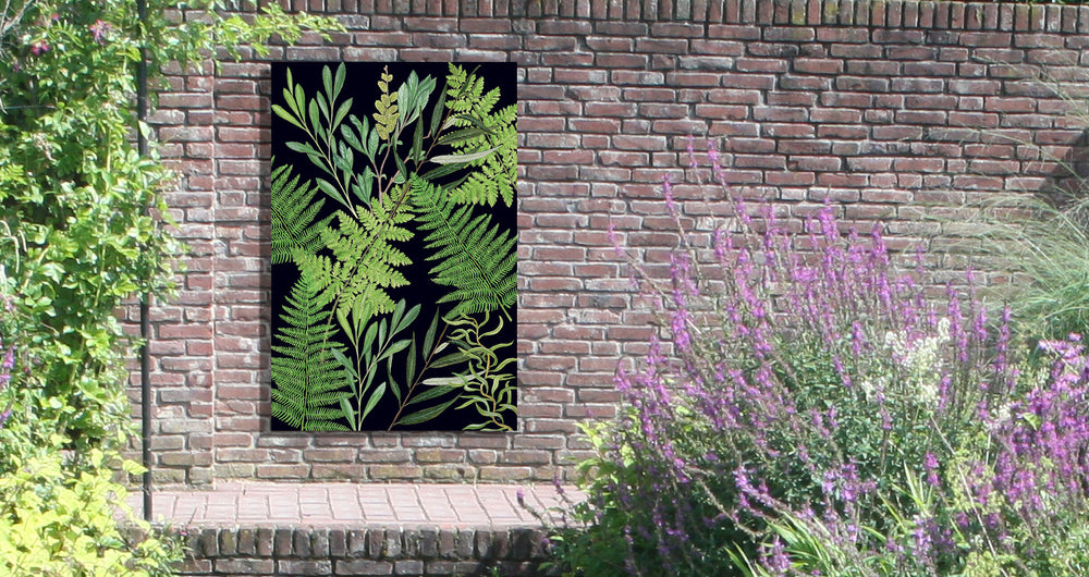 Tuinposter "Bladeren in de nacht"