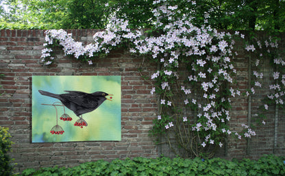 Tuinposter "Merel"