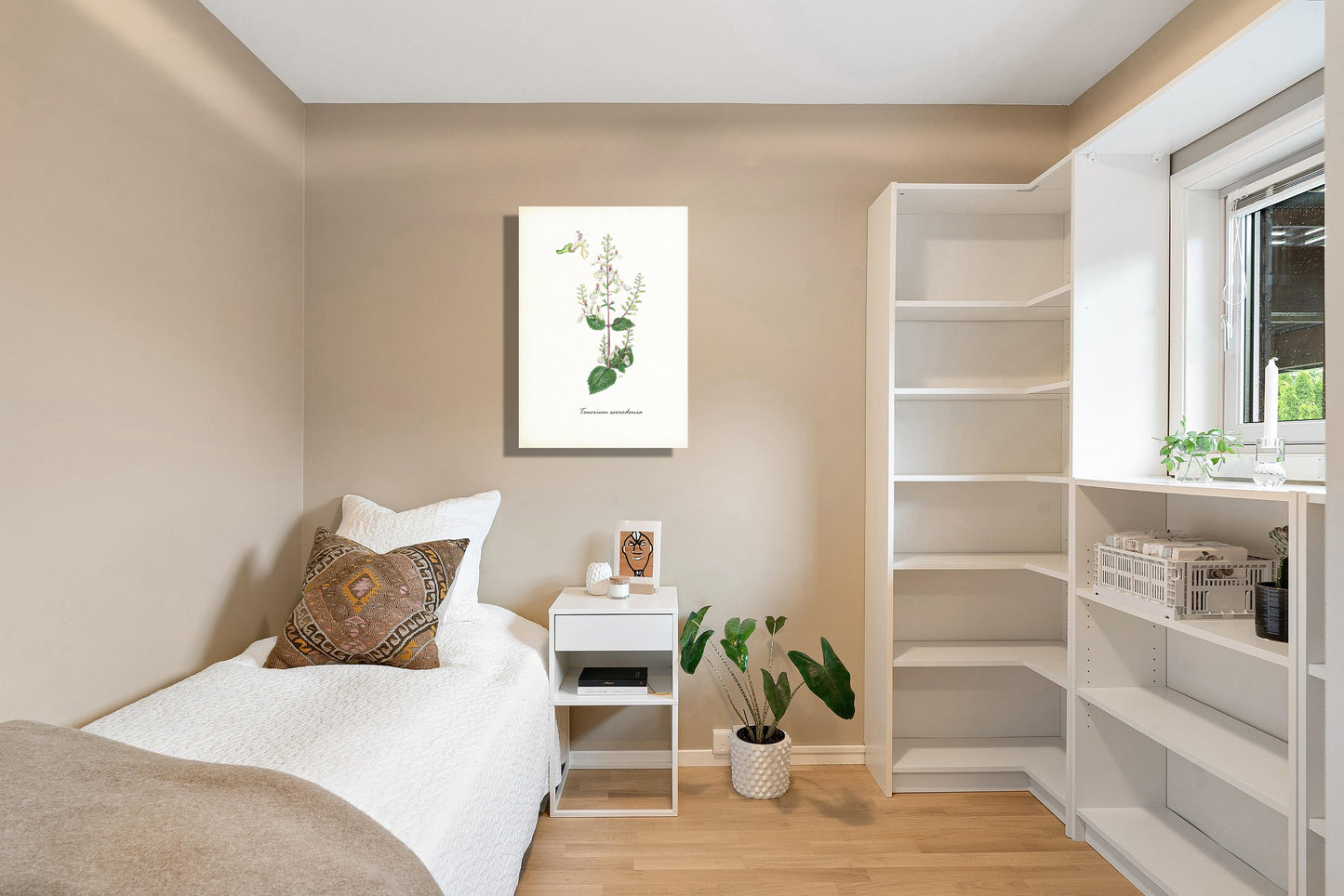 Wanddecoratie "Valse salie"
