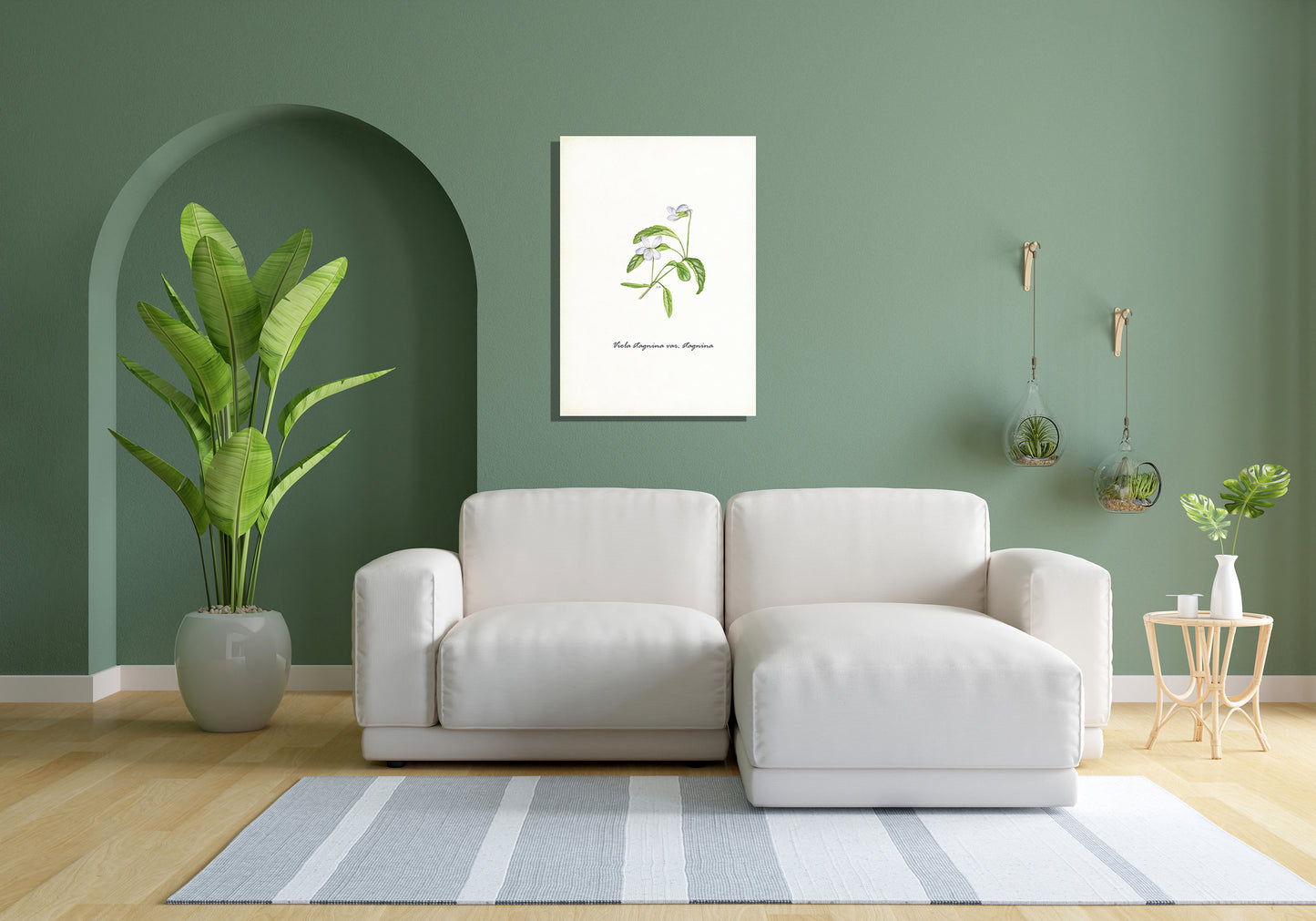 Wanddecoratie "Veenmelkviooltje"