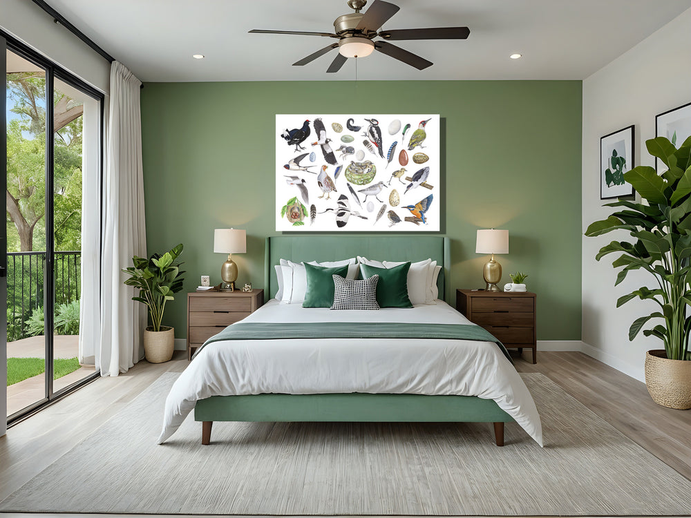 Wanddecoratie "Vogels, het leven van"