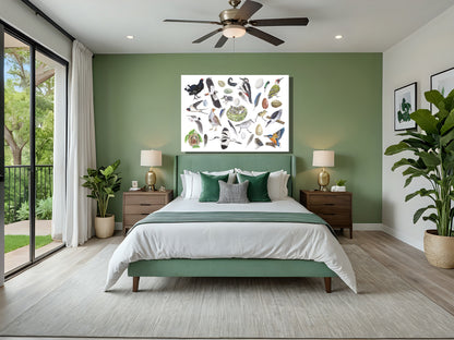 Wanddecoratie "Vogels, het leven van"