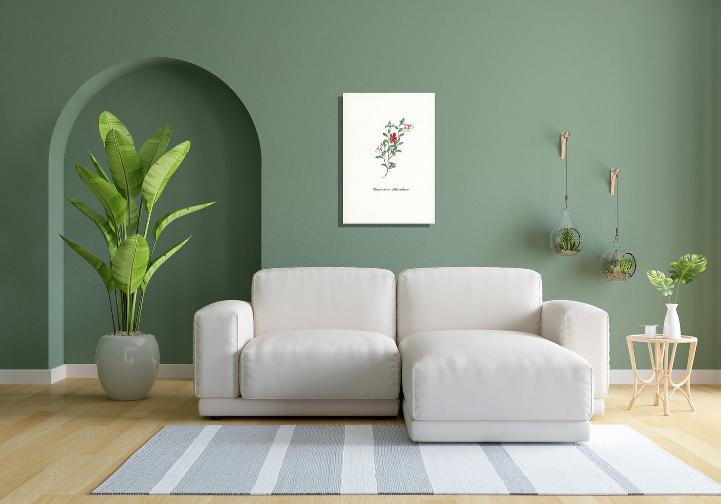 Wanddecoratie "Vossebes"