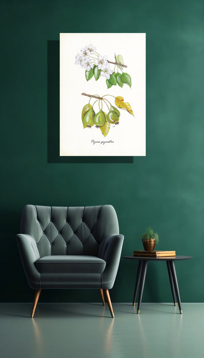 Wanddecoratie "Wilde peer"