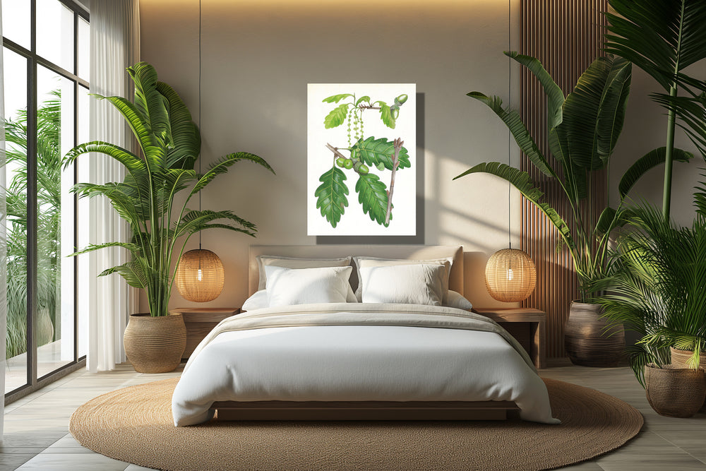 Wanddecoratie "Wintereik, het leven van"