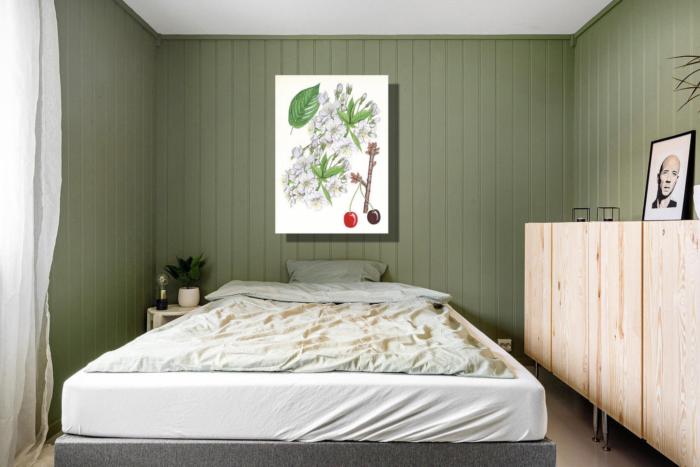 Wanddecoratie "Zoete kers, het leven van"