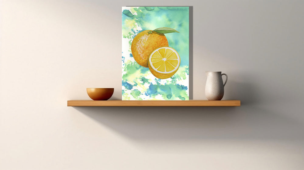 Wanddecoratie "Zoete sinaasappel"