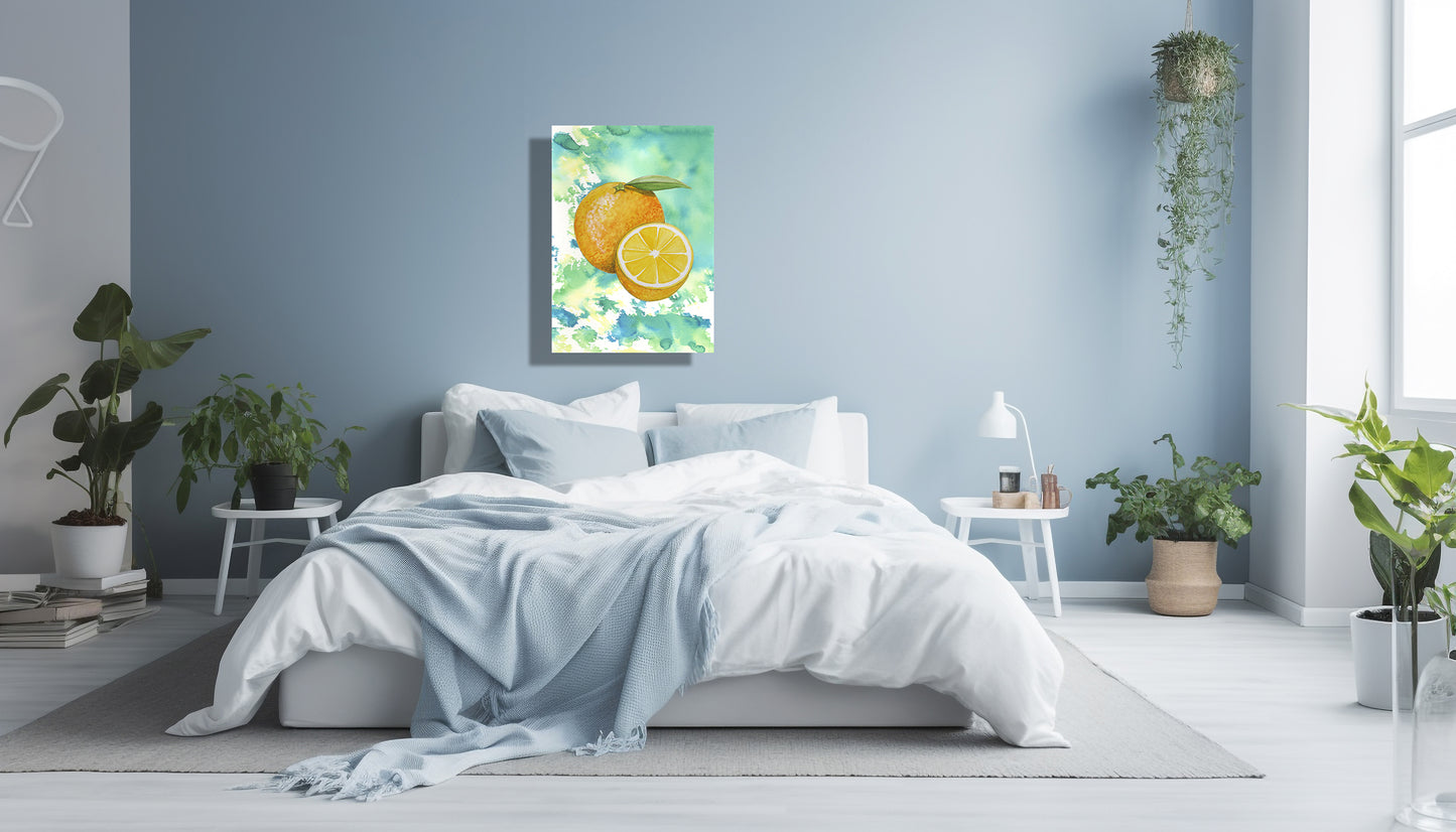 Wanddecoratie "Zoete sinaasappel"