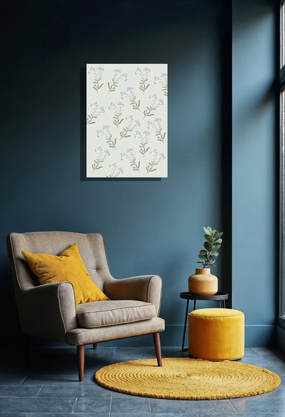 Wanddecoratie "Zompvergeet-mij-nietje"