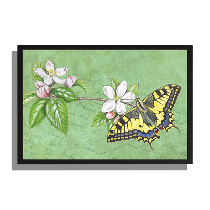 Wanddecoratie "Koninginnenpage op appel"