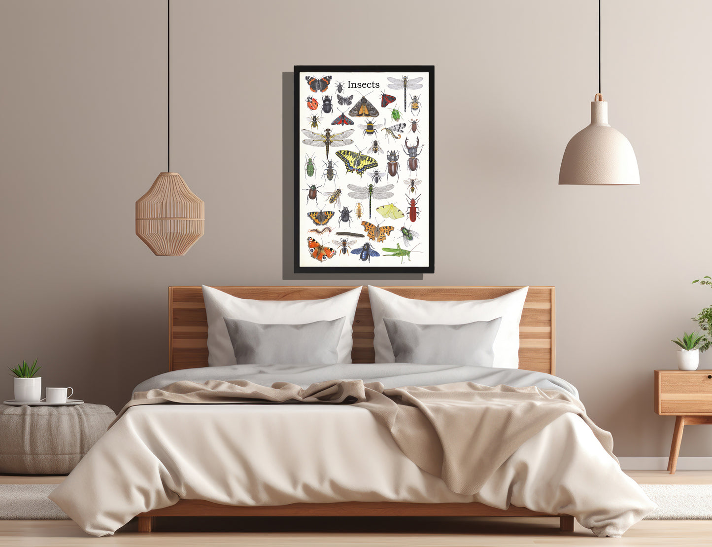 Ingelijst "Insects"