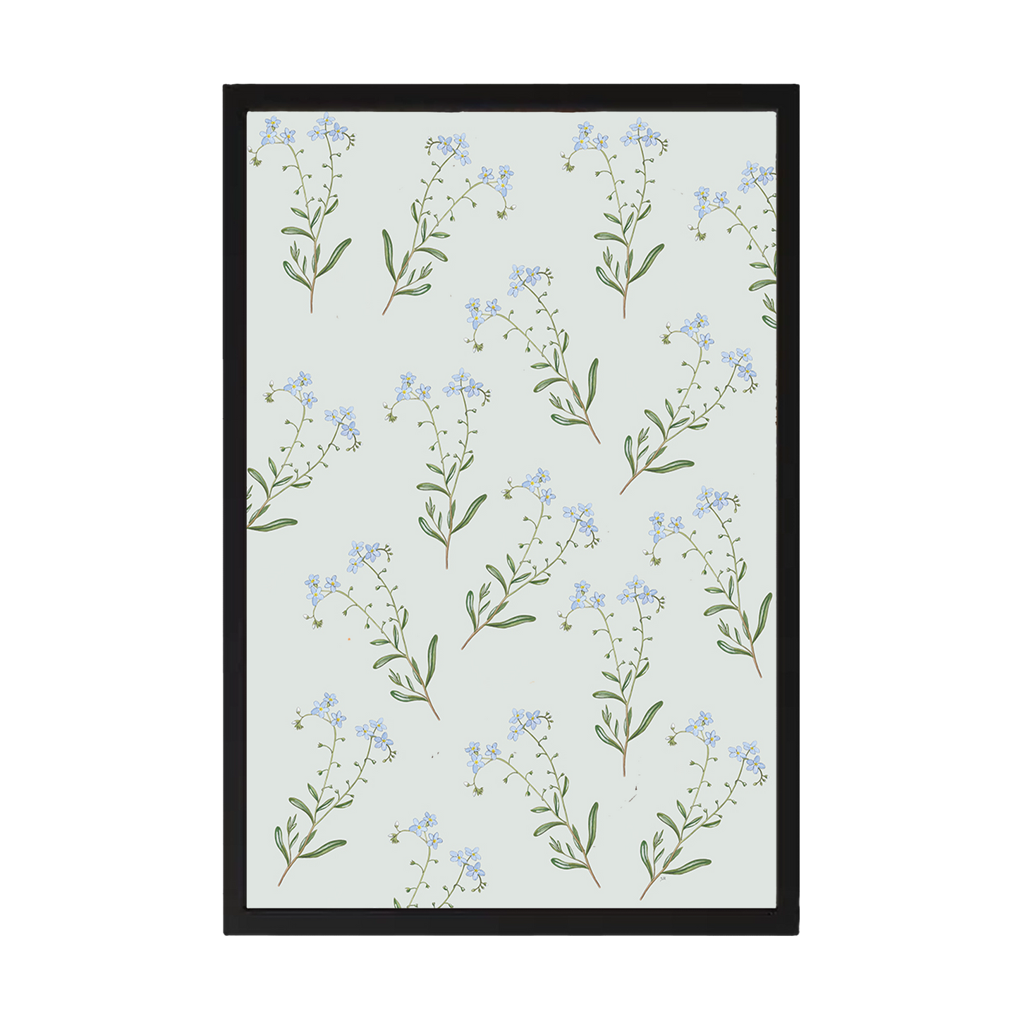 Wanddecoratie "Zompvergeet-mij-nietje"