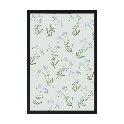 Wanddecoratie "Zompvergeet-mij-nietje"
