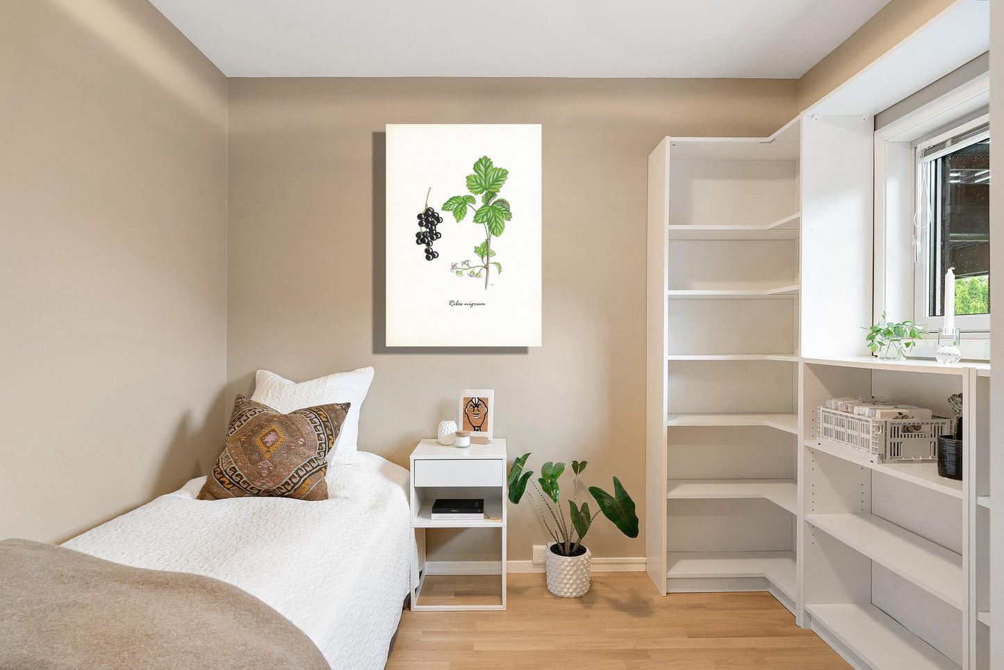 Wanddecoratie "Zwarte bes"
