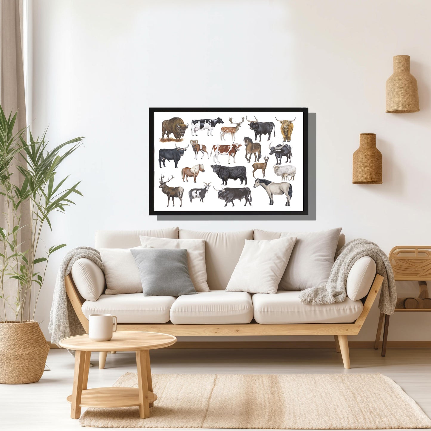 Ingelijst "Grote grazers"