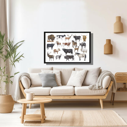 Ingelijst "Grote grazers"