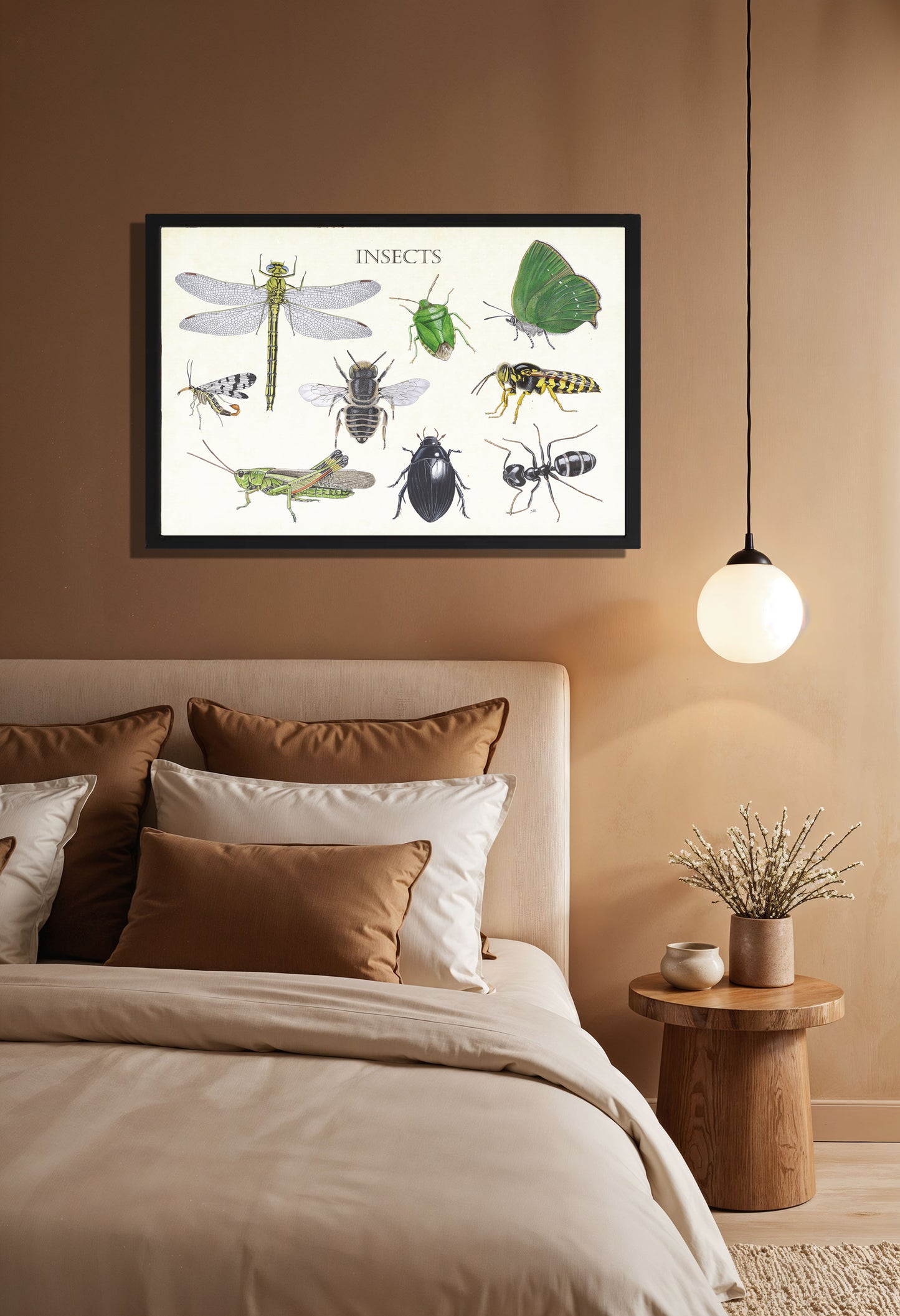 Ingelijst "Insects 2"