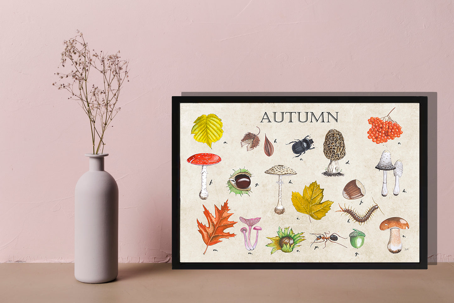 Ingelijst "Autumn"