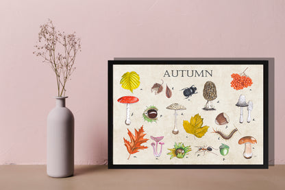 Ingelijst "Autumn"