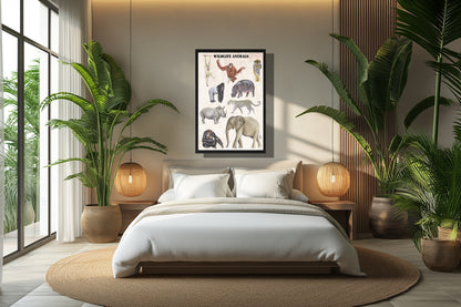 Ingelijst "Wildlife Animals"