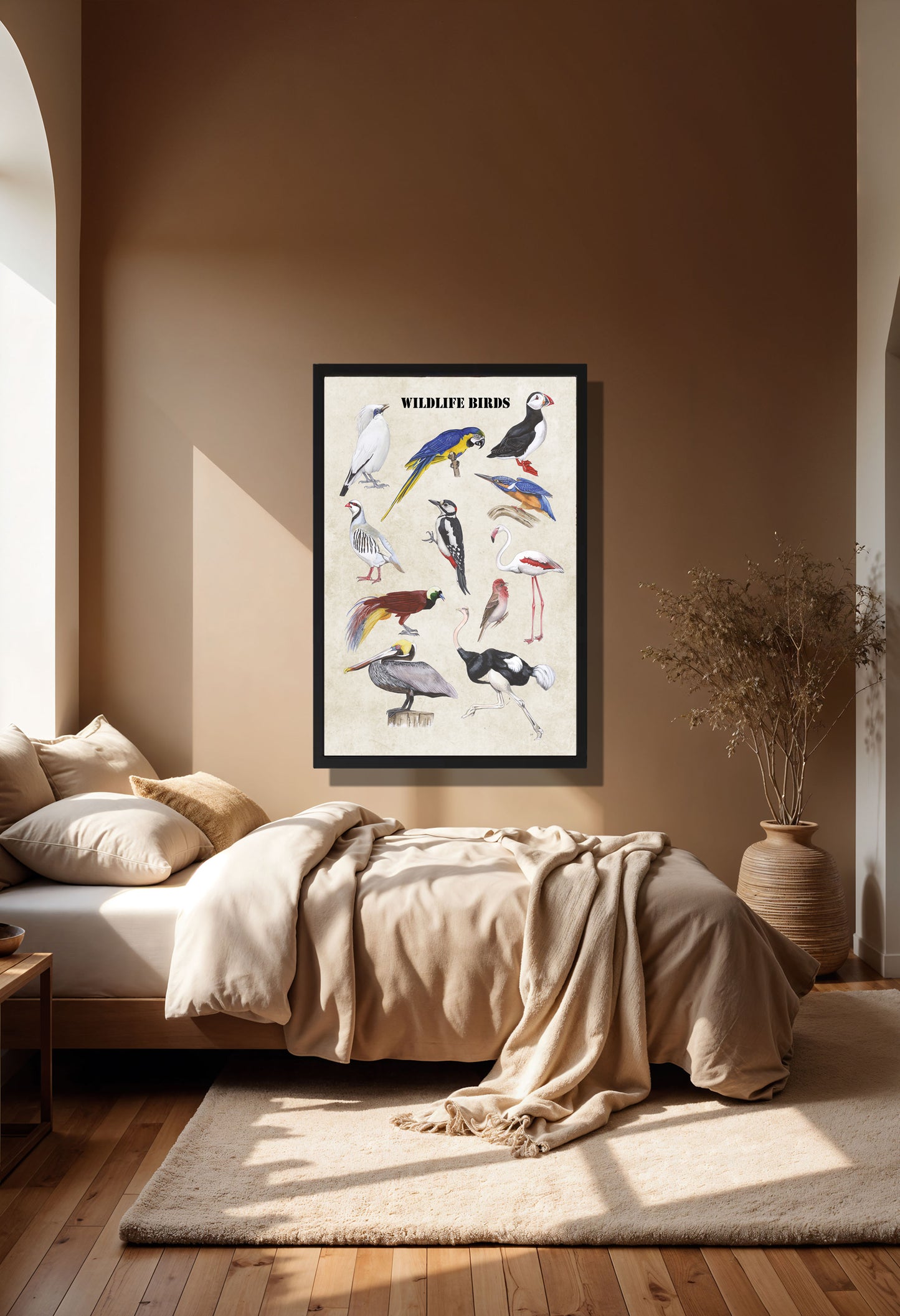 Ingelijst "Wildlife Birds"