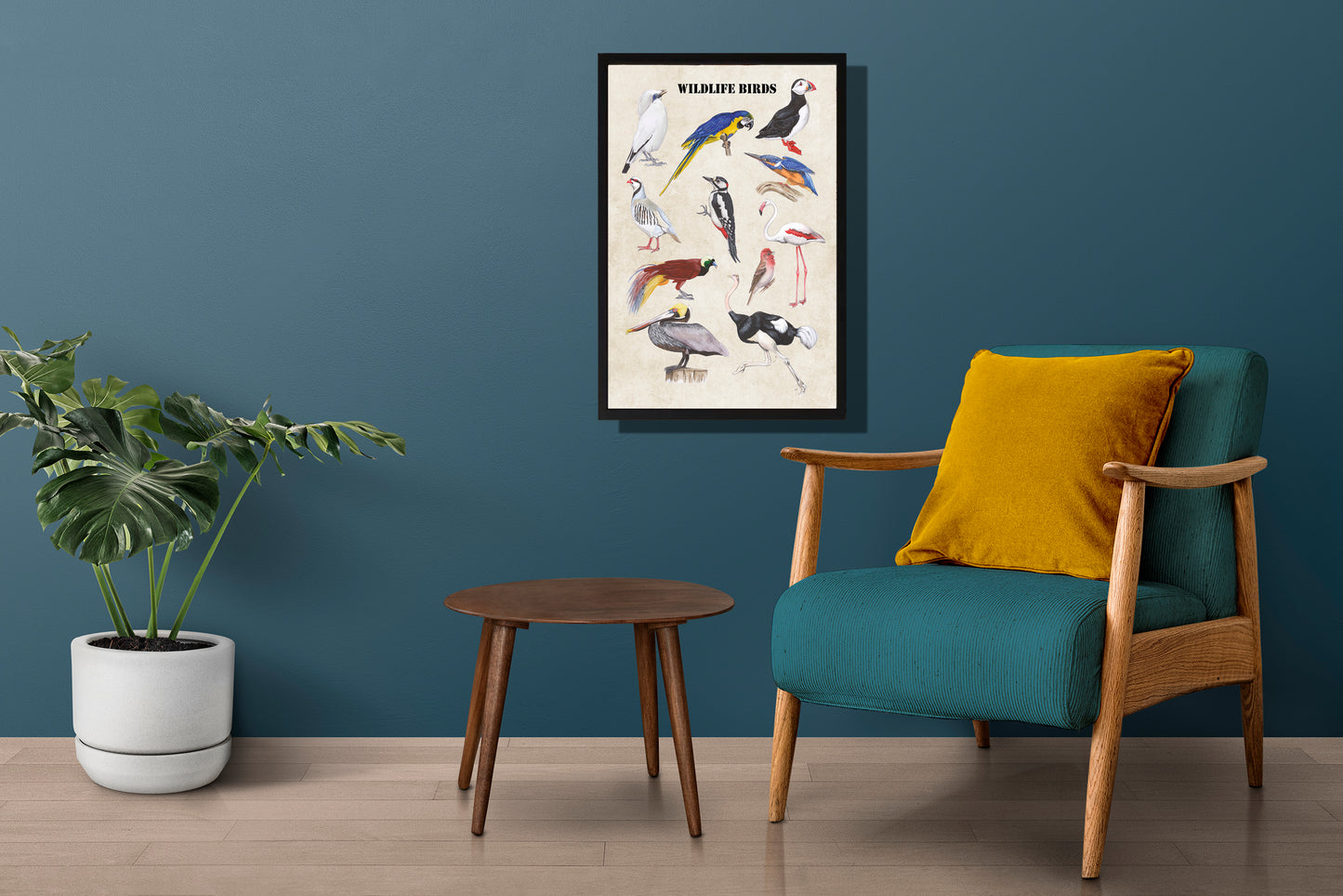 Ingelijst "Wildlife Birds"