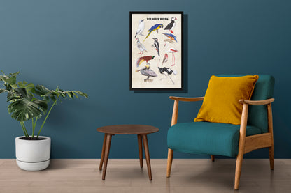 Ingelijst "Wildlife Birds"