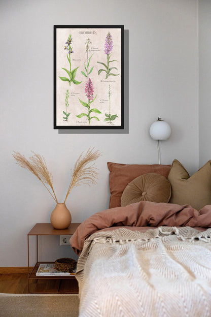 Ingelijst "Orchideeën"