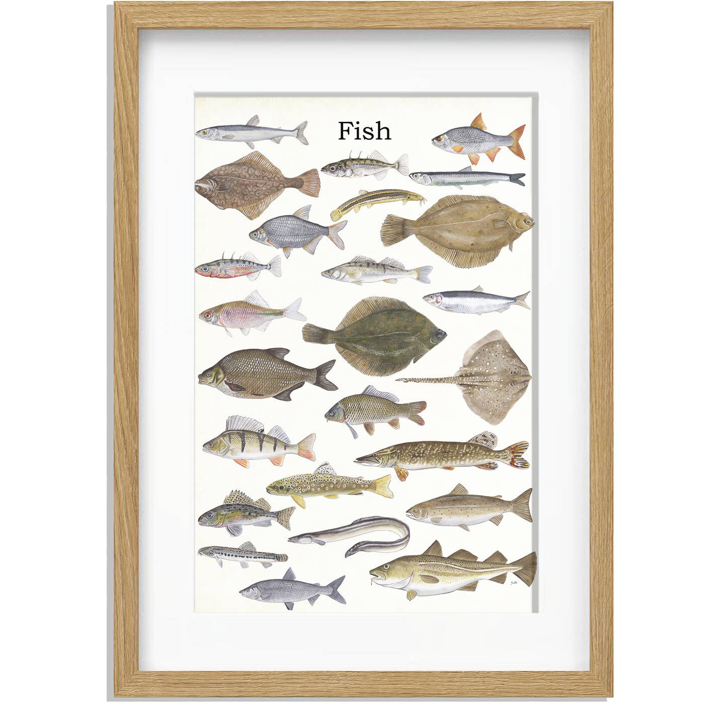 Ingelijst "Fish"