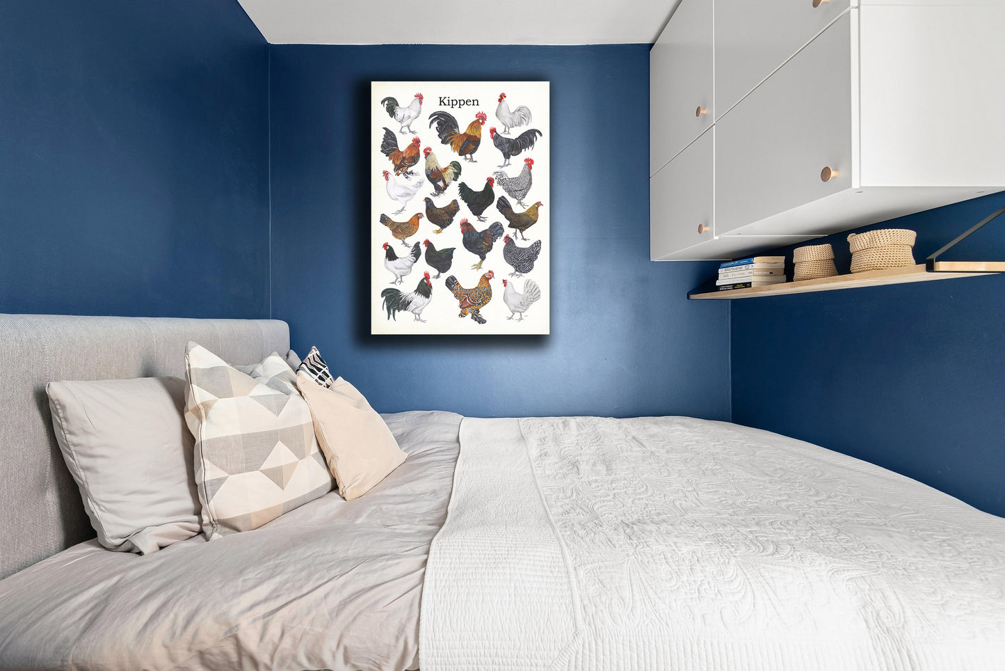 Wanddecoratie "Kippen"